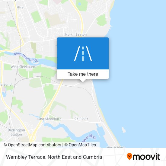 Wembley Terrace map