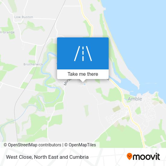 West Close map
