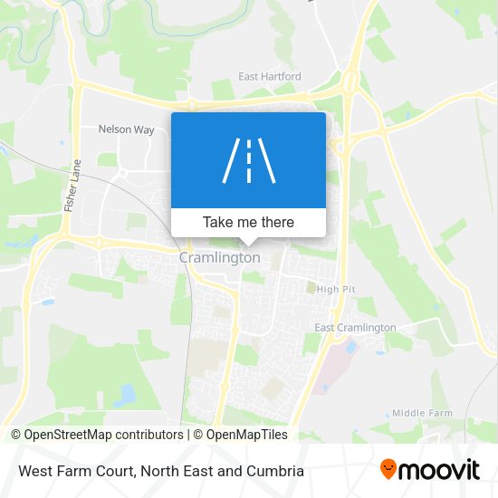 West Farm Court map