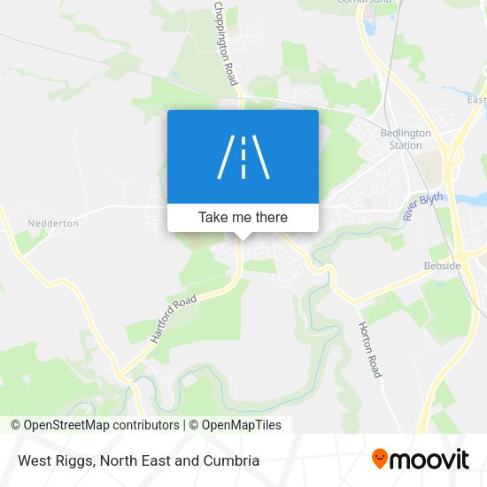 West Riggs map