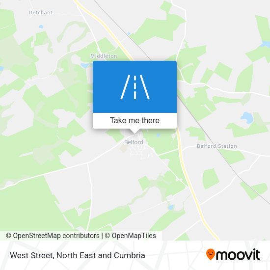 West Street map