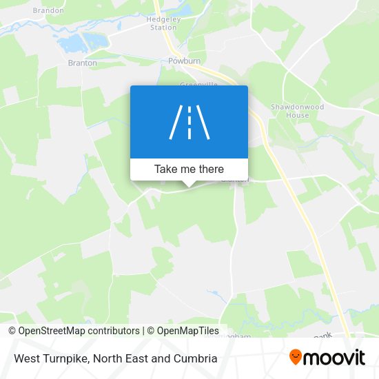West Turnpike map
