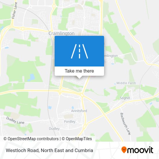 Westloch Road map