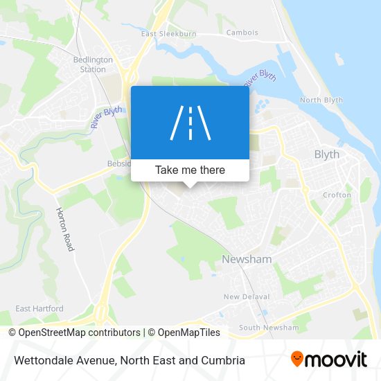 Wettondale Avenue map