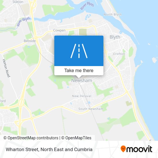 Wharton Street map