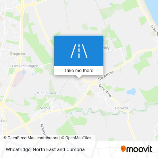 Wheatridge map