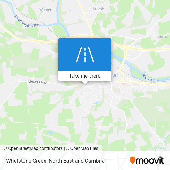 Whetstone Green map