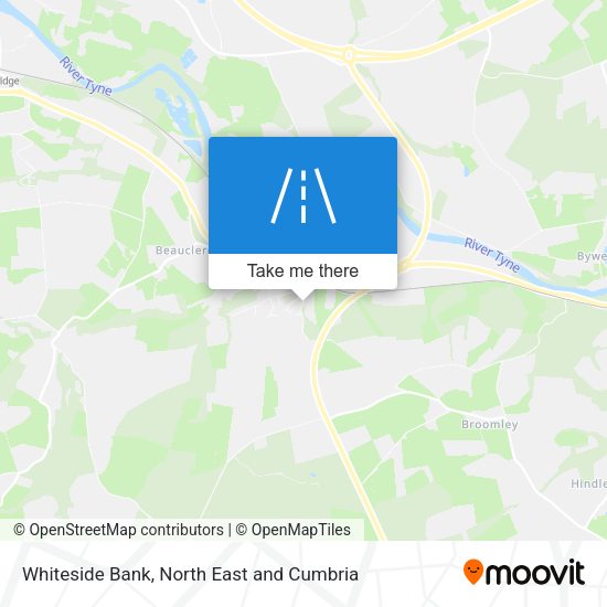 Whiteside Bank map
