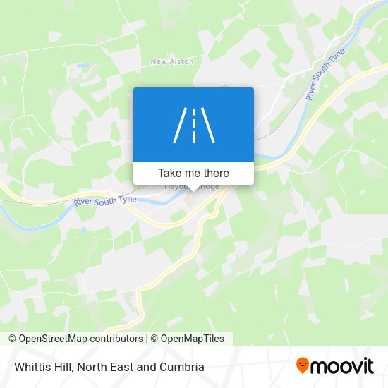 Whittis Hill map