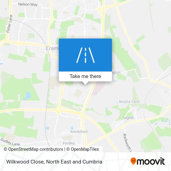 Wilkwood Close map