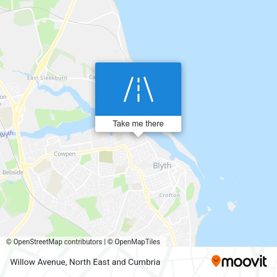 Willow Avenue map