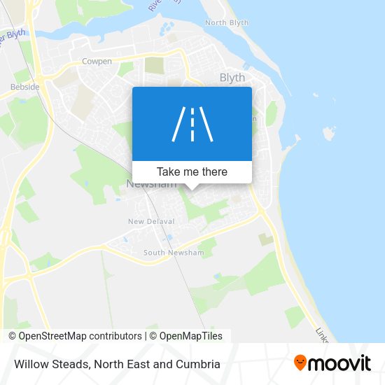 Willow Steads map