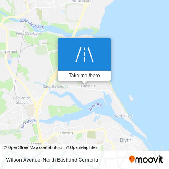 Wilson Avenue map