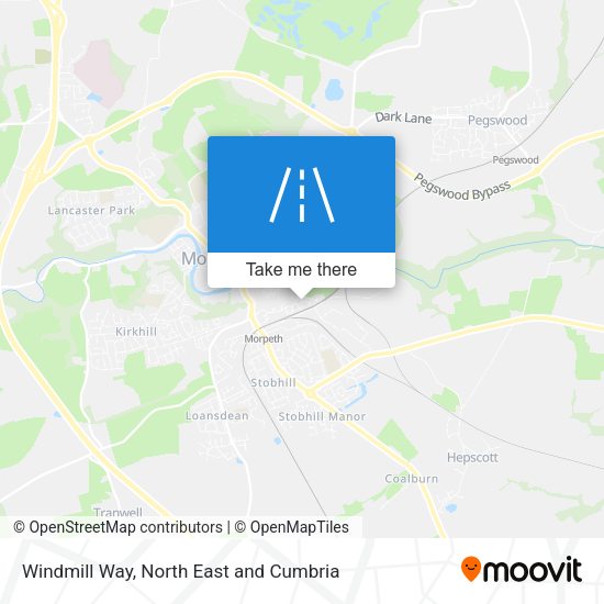 Windmill Way map