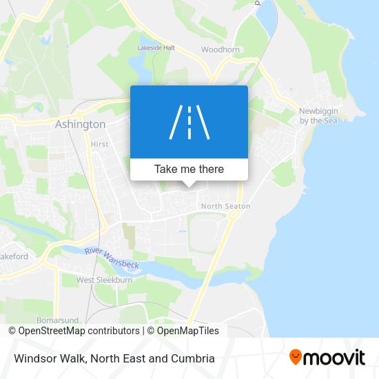 Windsor Walk map