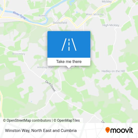 Winston Way map