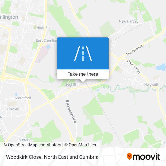 Woodkirk Close map