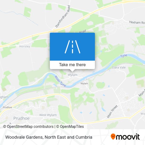 Woodvale Gardens map