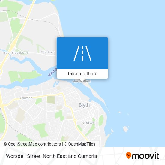 Worsdell Street map
