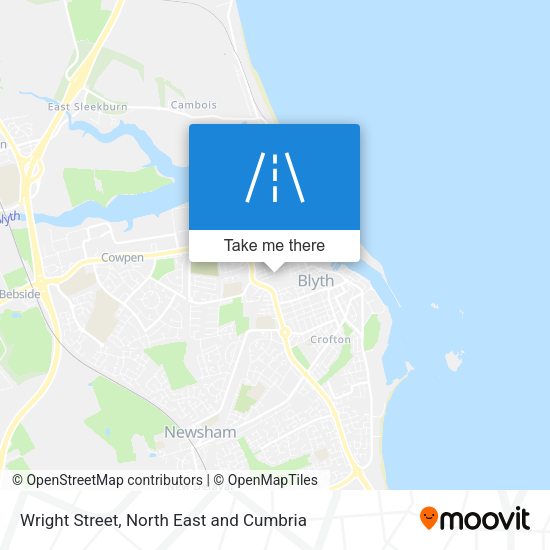 Wright Street map