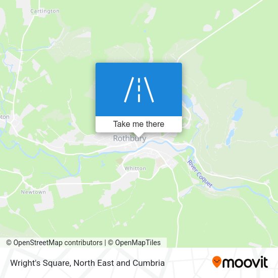 Wright's Square map