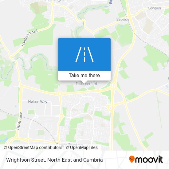 Wrightson Street map