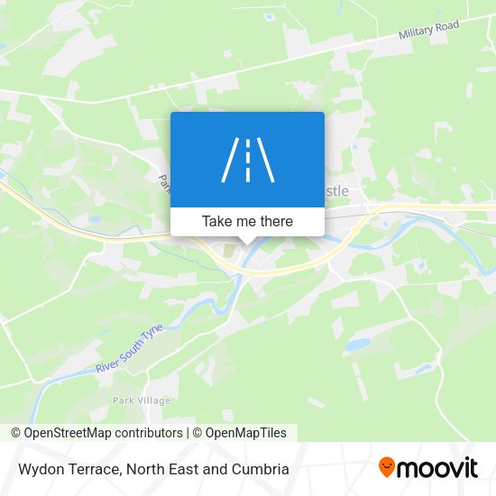 Wydon Terrace map