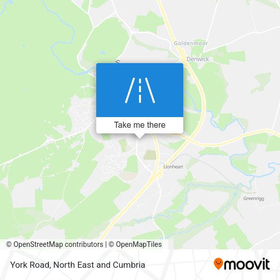 York Road map