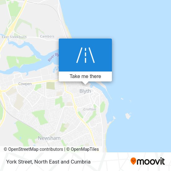 York Street map