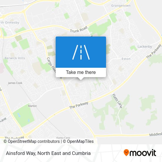 Ainsford Way map