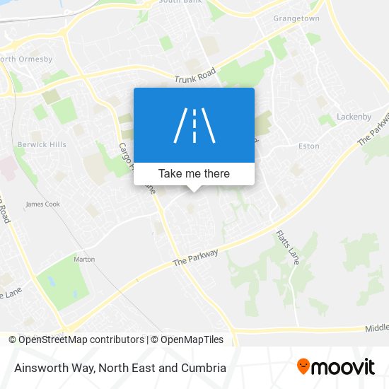 Ainsworth Way map