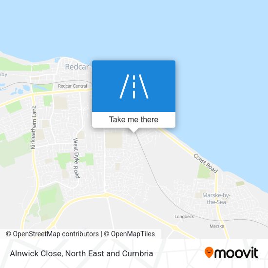 Alnwick Close map