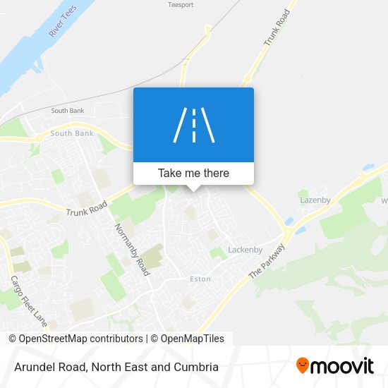 Arundel Road map