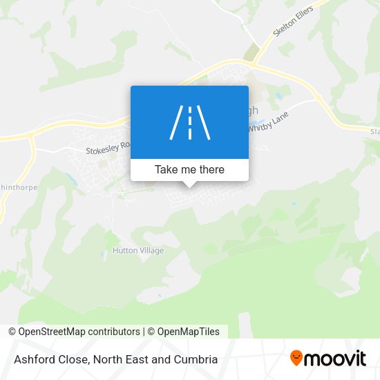 Ashford Close map
