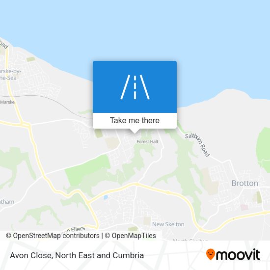 Avon Close map