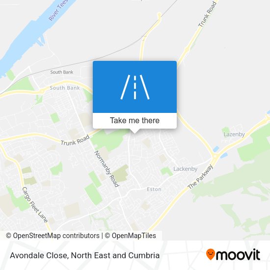 Avondale Close map