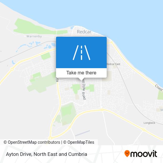 Ayton Drive map