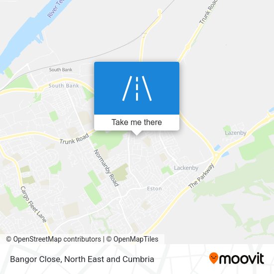 Bangor Close map