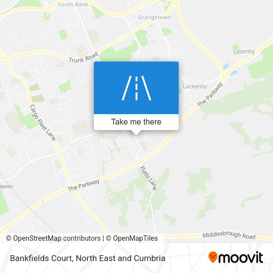Bankfields Court map