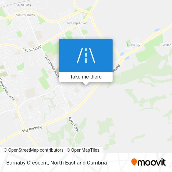 Barnaby Crescent map