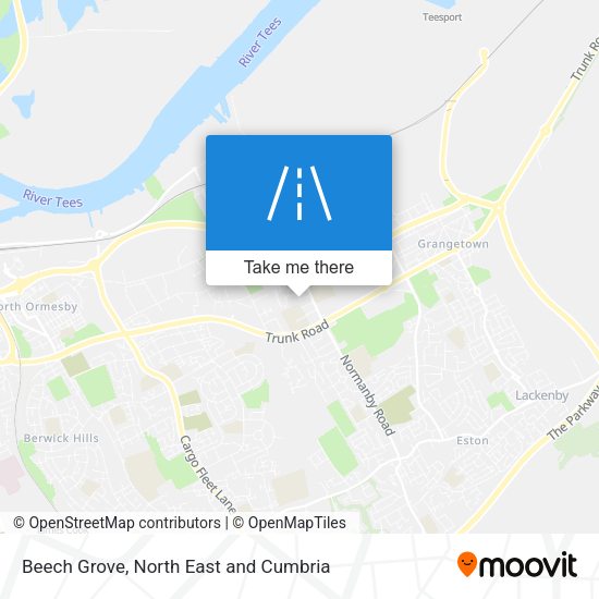Beech Grove map