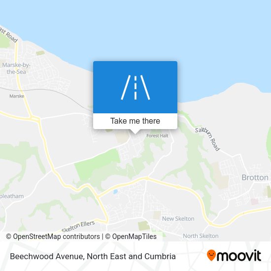 Beechwood Avenue map