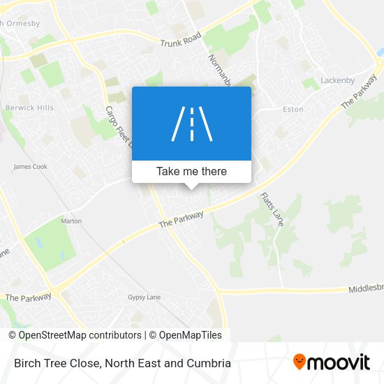 Birch Tree Close map