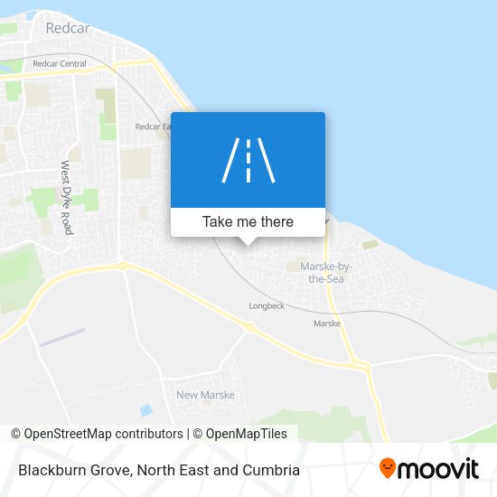 Blackburn Grove map