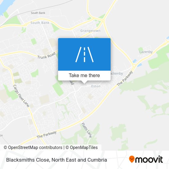 Blacksmiths Close map