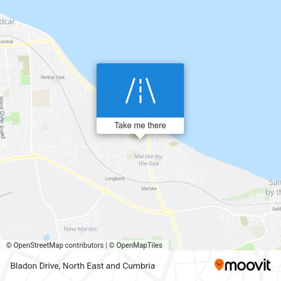 Bladon Drive map