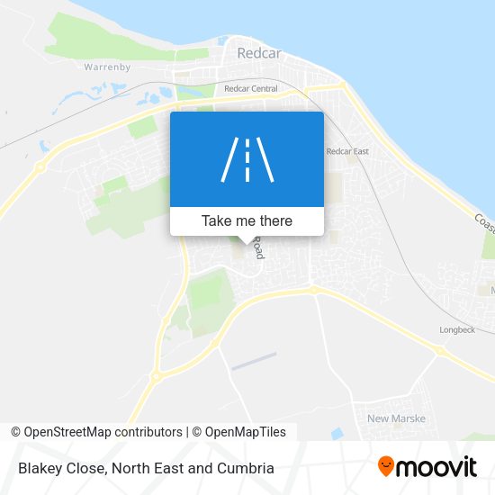 Blakey Close map