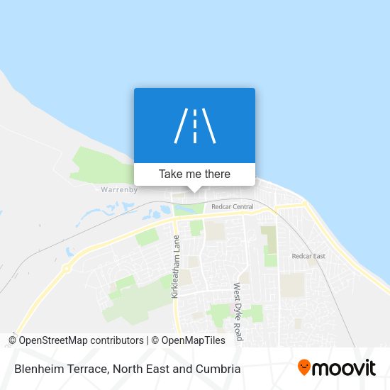 Blenheim Terrace map
