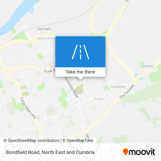 Bondfield Road map