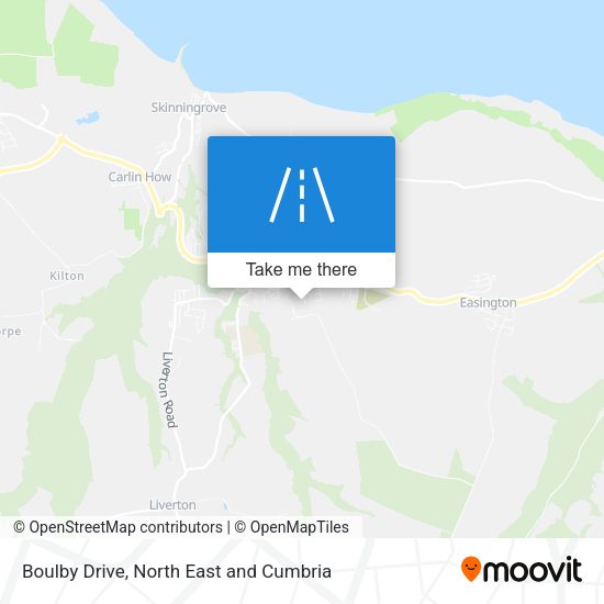 Boulby Drive map